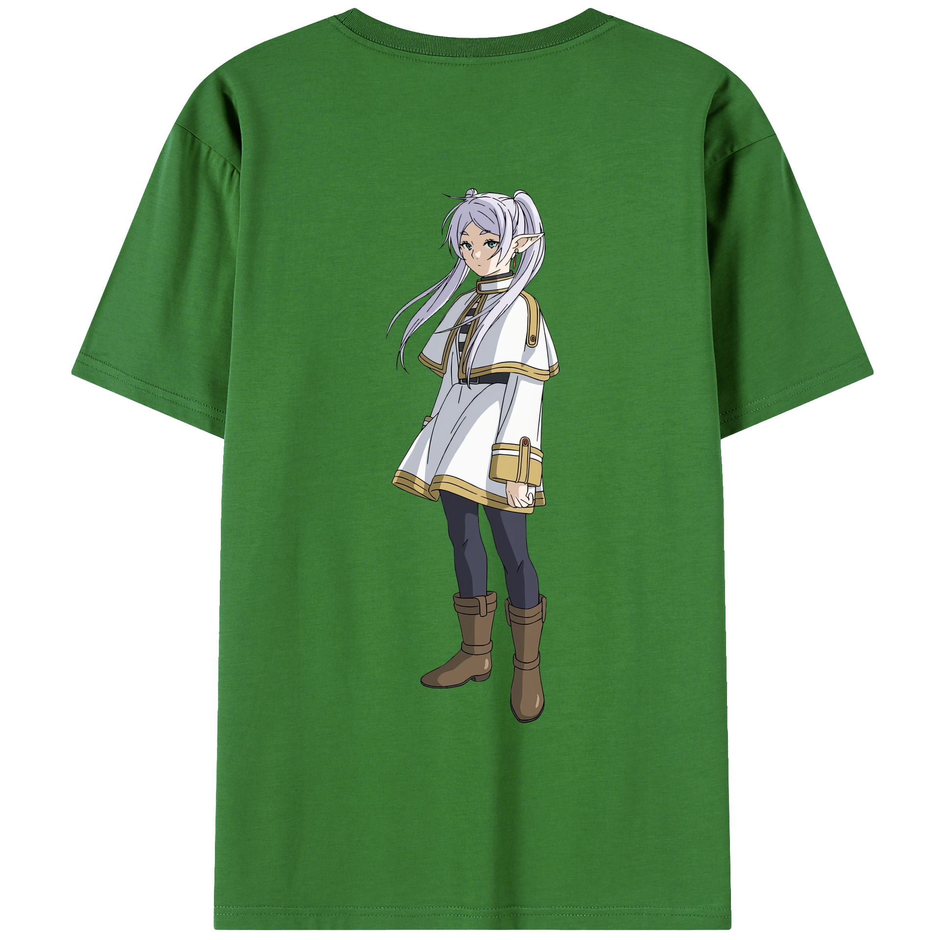 （画像用） 葬送のフリーレン Frieren レディース半袖Tシャツ(バックプリント)